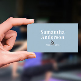 キングピジョンポーズ – ヨガインストラクター 名刺