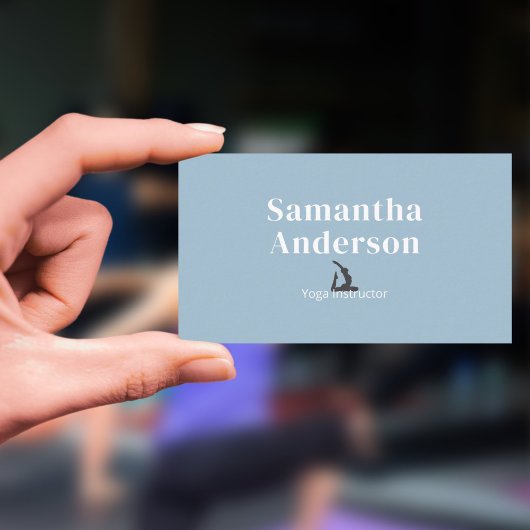 キングピジョンポーズ – ヨガインストラクター 名刺