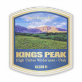 キングピーク(PF) シール (正面)