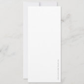 キングフィッシャーと蓮の花 - 小原古邨 - カード (裏面)