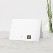 キングフィッシャーのクリスマスカード シーズンカード (裏面)