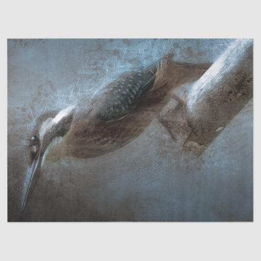 キングフィッシャーの減退 薄葉紙 (正面)