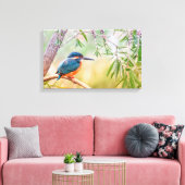 キングフィッシャーオンブランチ キャンバスプリント (インサイチュ (リビング))