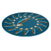 キングフィッシャーサークル カッティングボード (角)