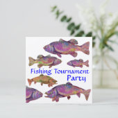 キングフィッシャーズ魚釣り大会パーティーシャンパン 招待状 (スタンド正面)