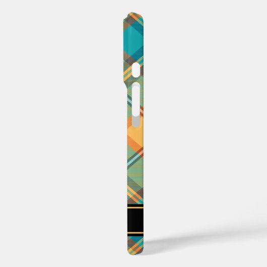 キングフィッシャータータンチェック Case-Mate iPhoneケース (裏面 / 左)