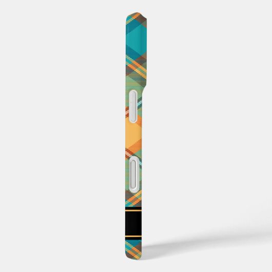 キングフィッシャータータンチェック Case-Mate iPhoneケース (裏面 / 右)