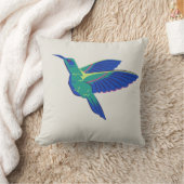 キングフィッシャーデザインスクウェアエレガントピロー – 自然- クッション (ブランケット)