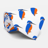 キングフィッシャーデザイン ネクタイ (ロール)