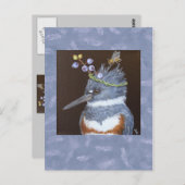 キングフィッシャーポストカード(メイン州ブルーベリー) ポストカード (正面/裏面)