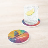 キングフィッシャー幸せ砂岩 コースター (側面)