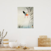 キングフィッシャー狩り – 大原小村 – ヴィンテージアート18A ポスター (キッチン)