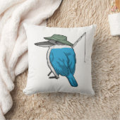 キングフィッシャー魚釣りフィッシャー魚釣り棒 クッション (ブランケット)