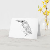 キングフィッシャー カード (黄色い花)