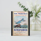キングフィッシャー・クリッパー帆船1855 ポストカード (スタンド正面)
