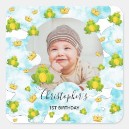 キングフロッグ水彩青空 スクエアシール