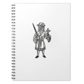 キングプリスクロスタトゥーヴィンテージ ノートブック (正面)