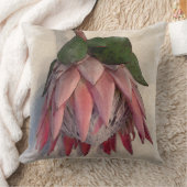 キングプロテアウォーターカラー紙枕 クッション (ブランケット)