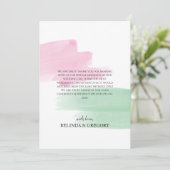 キングプロテアウォーター結婚カラーサンキューカード サンキューカード (スタンド正面)