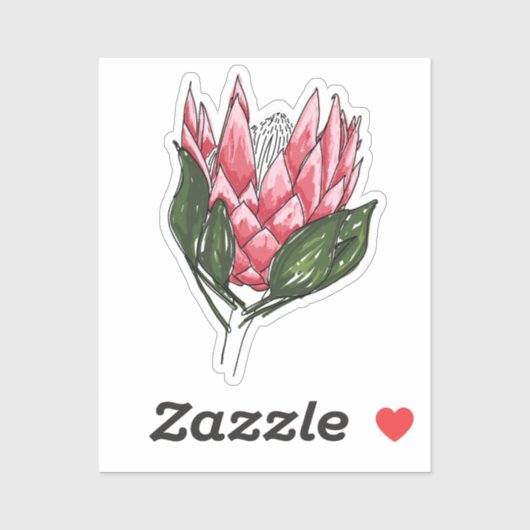 キングプロテアカスタムカットステッカーI シール (シート)