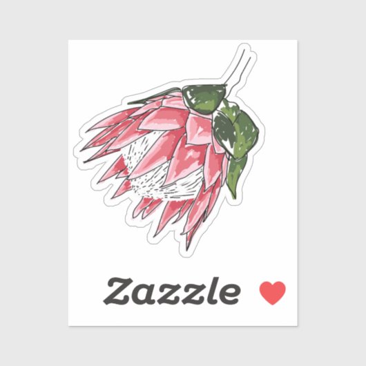 キングプロテアカスタムカットステッカーII シール (シート)