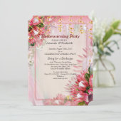 キングプロテアフラワーハウス温暖パーティー 招待状 (スタンド正面)