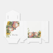 キングプロテアブーケ結婚式の引き出物ボックス フェイバーボックス (折り畳みなし)