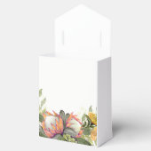 キングプロテアブーケ結婚式の引き出物ボックス フェイバーボックス (オープン)