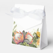 キングプロテアブーケ結婚式の引き出物ボックス フェイバーボックス (正面サイド)