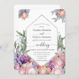 キングプロテア明るい色のエキゾチック花プログラム プログラム