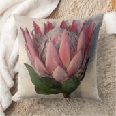キングプロテア水彩紙枕 クッション (ブランケット)