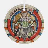 キングヘンリーIIガラスのクリスマスオーナメント ガラスオーナメント (裏面)