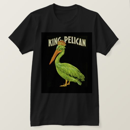 キングペリカンの大騒ぎ Tシャツ (デザイン正面)