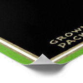 キングペリカンアイスバーグレタスヴィンテージクレートラベル ポスター (角)