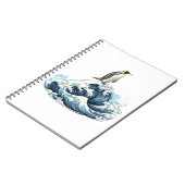 キングペンキンサーフィン波 ノートブック (左側)