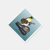 キングペンギンのブッシング スタンダードカクテルナプキン (角)