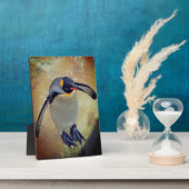 キングペンギンエディンバラ動物園スコットランド フォトプラーク (側面)