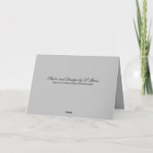 キングペンギン誕生日カード カード (裏面)