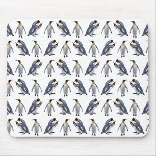 キングペンギン逆上のマウスマット(色を選んで下さい) マウスパッド