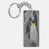 キングペンギン&フレンズエディンバラ動物園スコットランドポスト キーホルダー (正面左)