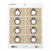 キングペンギン ラベル (フルシート)