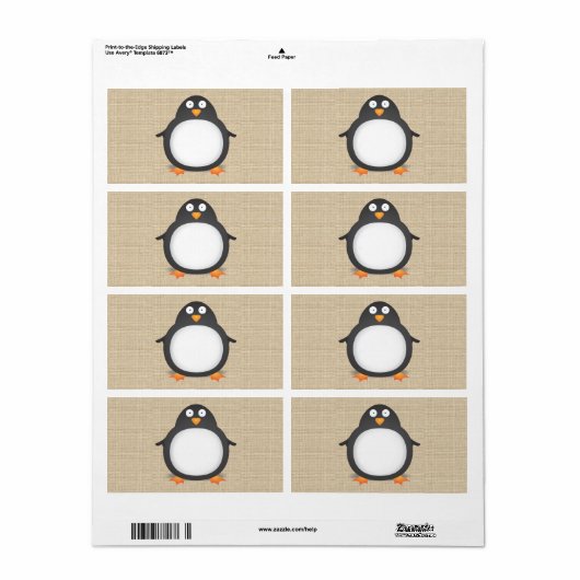 キングペンギン ラベル (フルシート)