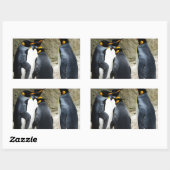 キングペンギン 長方形シール (シート)