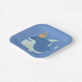 キングホエールシーアニマルズキッズパーティー紙プレート ペーパープレート (傾斜あり)