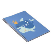 キングホエール 海の動物 子供 ノートブック (右側)