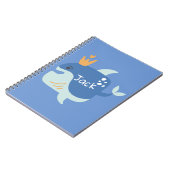 キングホエール 海の動物 子供 ノートブック (左側)