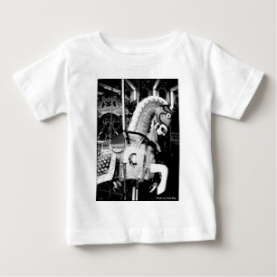 「キングホース」乳児のTシャツ ベビーTシャツ