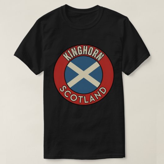 キングホーン、スコットランド Tシャツ (デザイン正面)