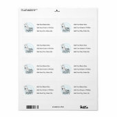 キングポピーTシャツとギフト ラベル (フルシート)