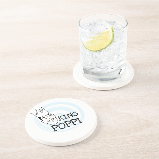 キングポピTシャツとギフト コースター (側面)
